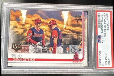 2019 Topps 150Th Anniversary Shohei Ohtani #367 PSA 10