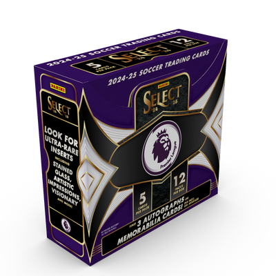 2024-25 Panini Select Premier League Soccer Hobby 12 Box Case