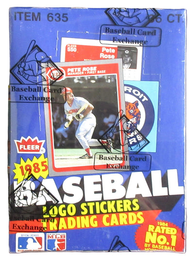 1985 Fleer Baseball Wax Box (Bbce Wrapped)