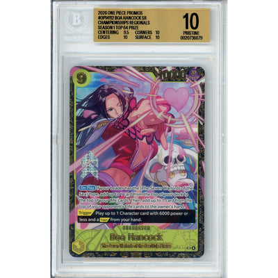 One Piece Graded: Boa Hancock Op14-112 Championship Top 64 (2026) Beckett 10