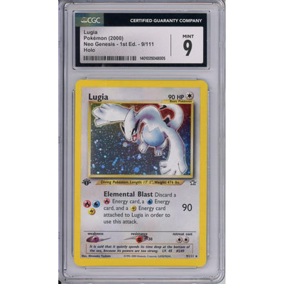 Pokemon Graded: Neo Genesis 1St Edition Lugia CGC 9