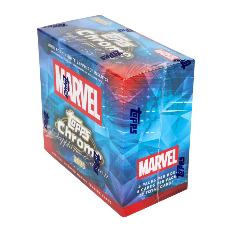 2025 Topps Marvel Chrome Sapphire Hobby Box