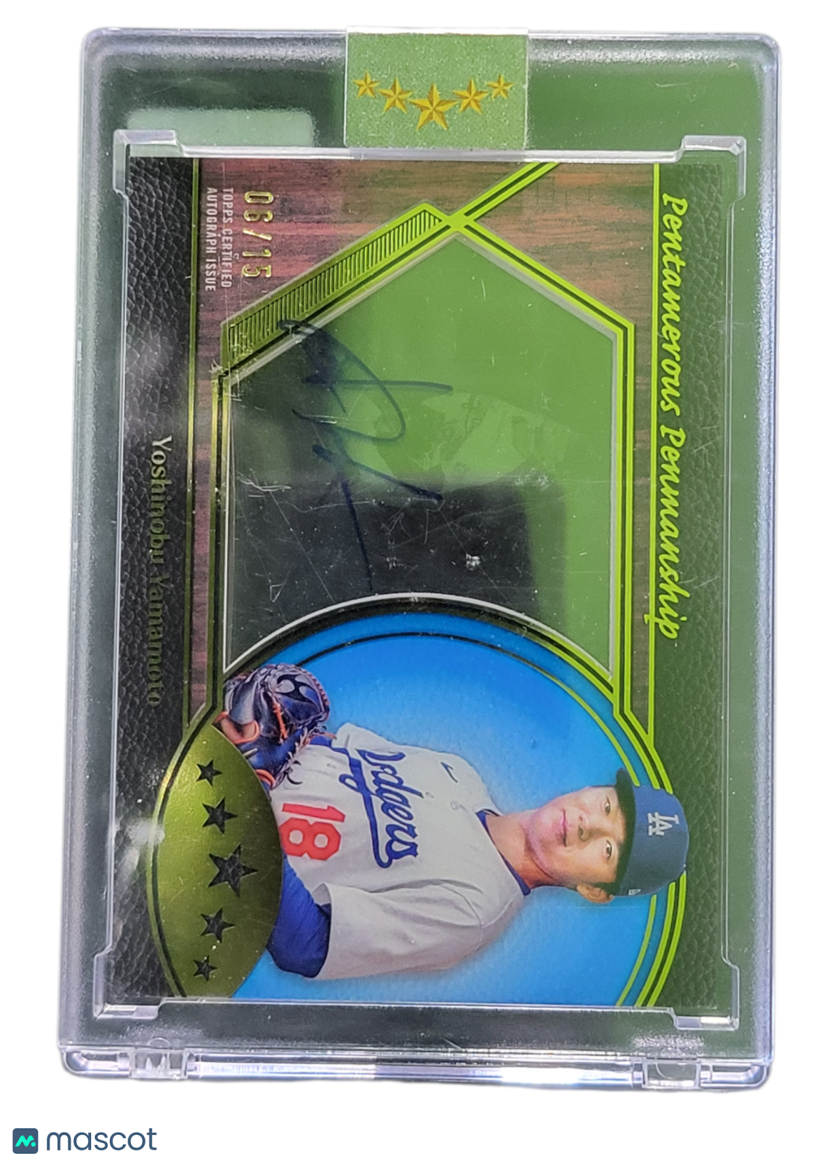 2025 Topps Five Star Pentamerous Penmanship Yoshinobu Yamamoto #Pp-Yy 06/15