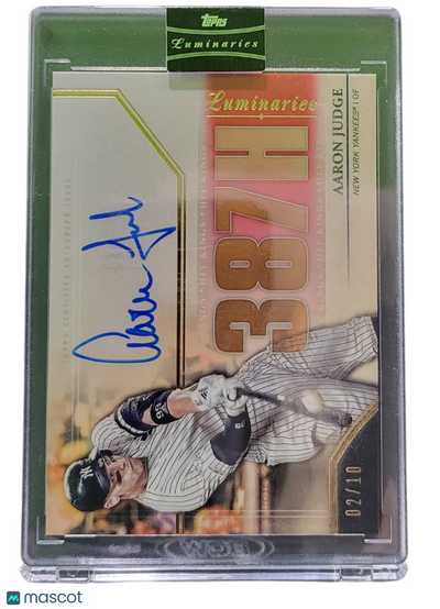 2020 Topps Luminaries Hit Kings Aaron Judge #Hk-Aj 02/10