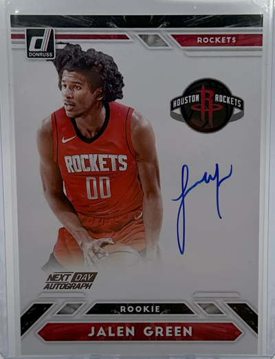 2021-22 Panini Donruss Basketball - Jalen Green Nd-Jgr - Next Day Autograph