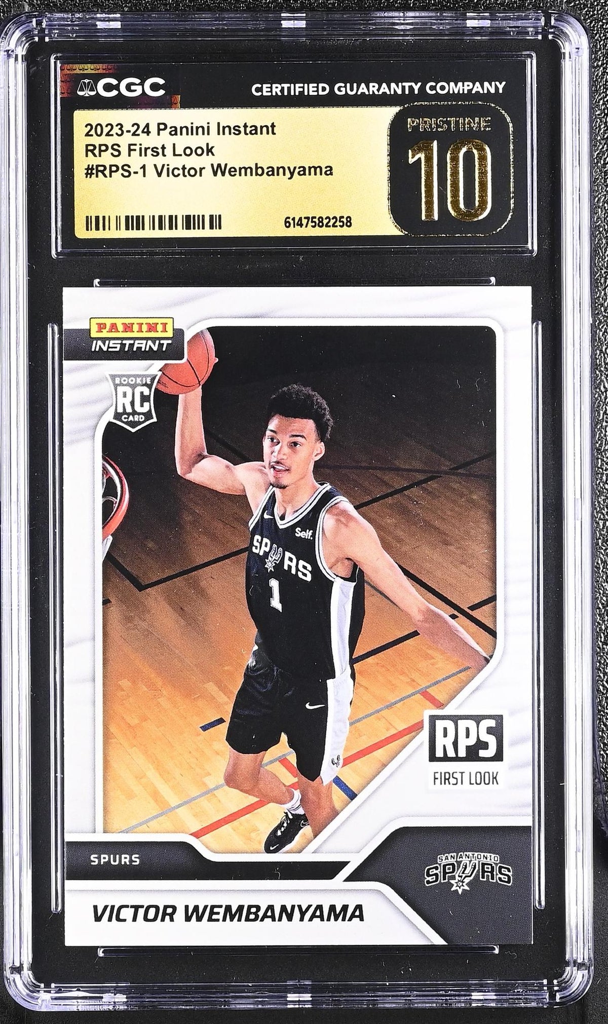 2023 Instant #Rps-1 Victor Wembanyama Rps First Look 1 CGC 10