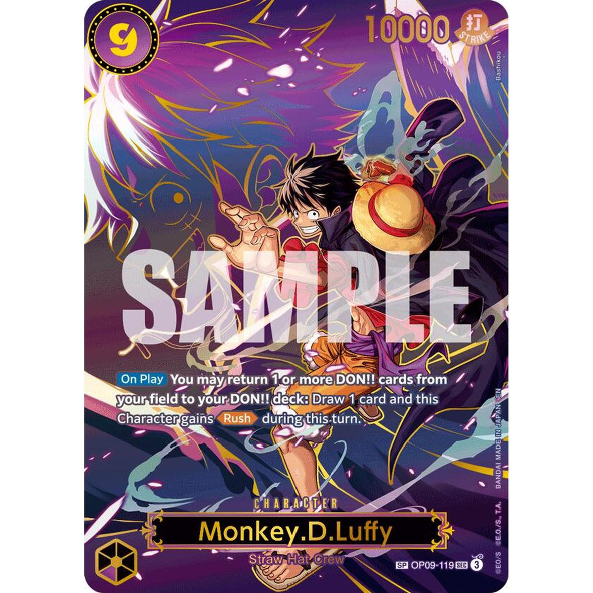 Monkey.D.Luffy - Op09-119 (Sp) (Op09-119) [Carrying On His Will] Foil