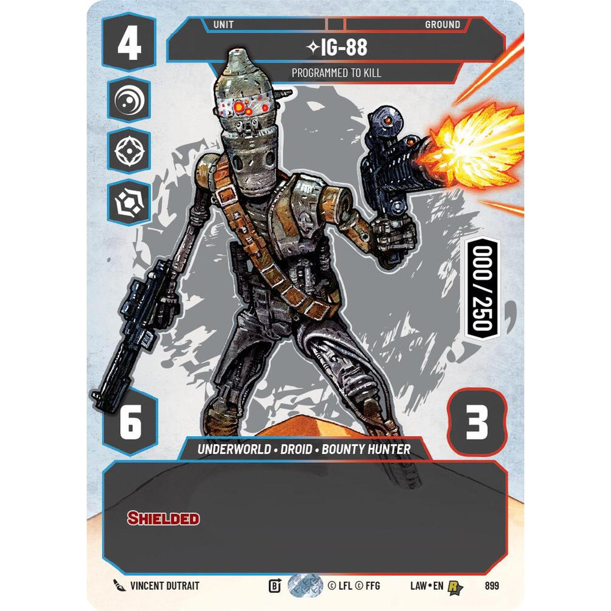 Ig-88 - Programmed To Kill (Serialized) (899) (899) [A Lawless Time]