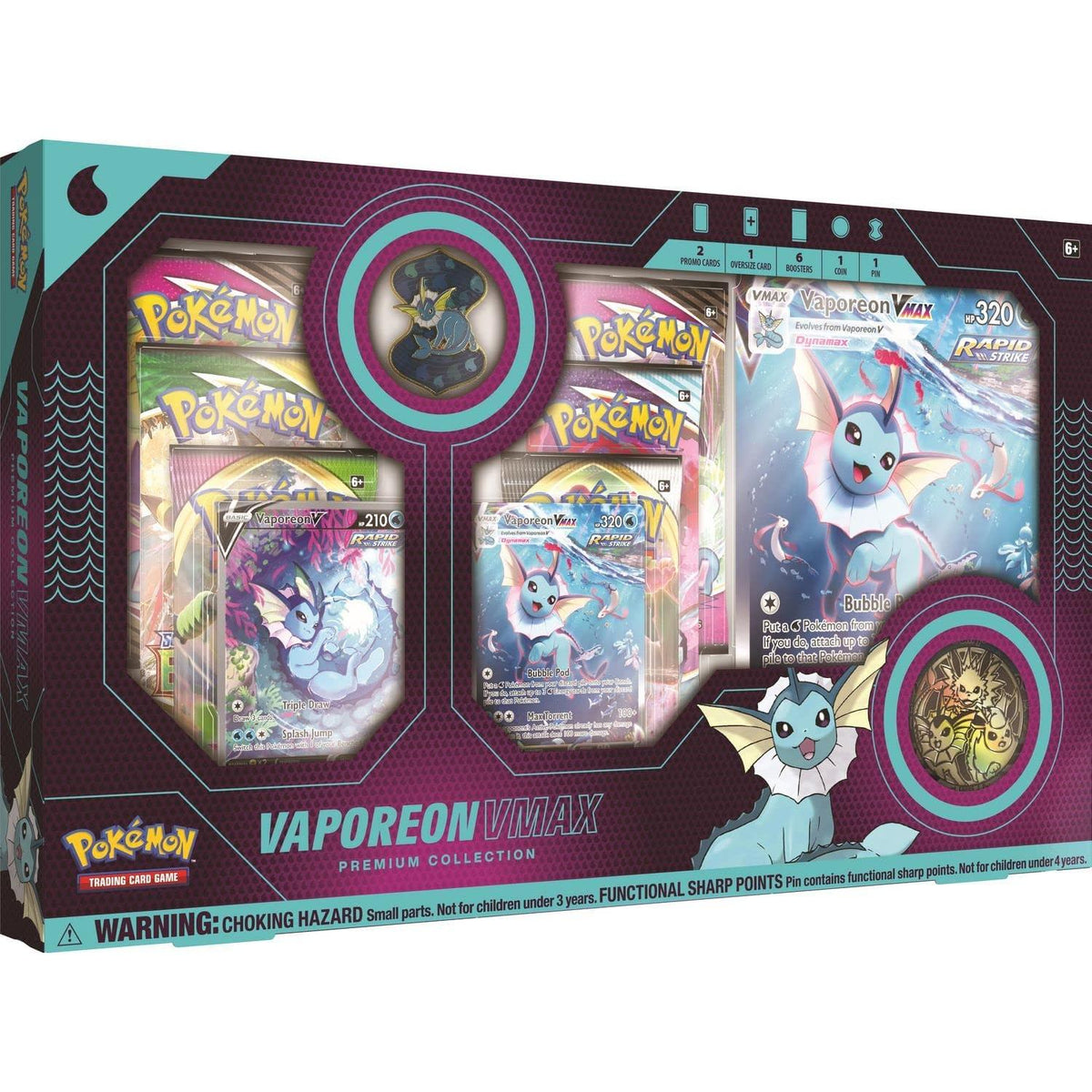 Pokemon: Vaporeon Vmax Premium Collection