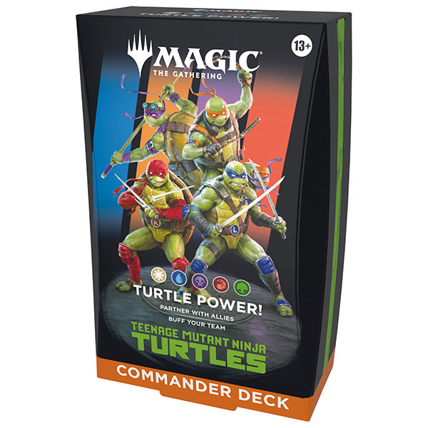 MTG: Universes Beyond- Teenage Mutant Ninja Turtles Commander Deck Turtle Power Tmc