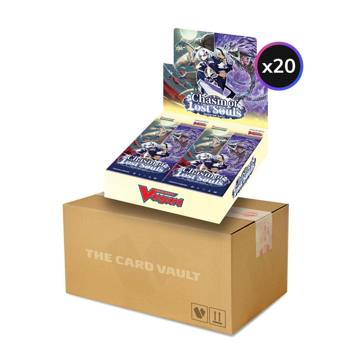 Cardfight!! Vanguard - Chasm Of Lost Souls - Display Case (20X Booster Boxes)