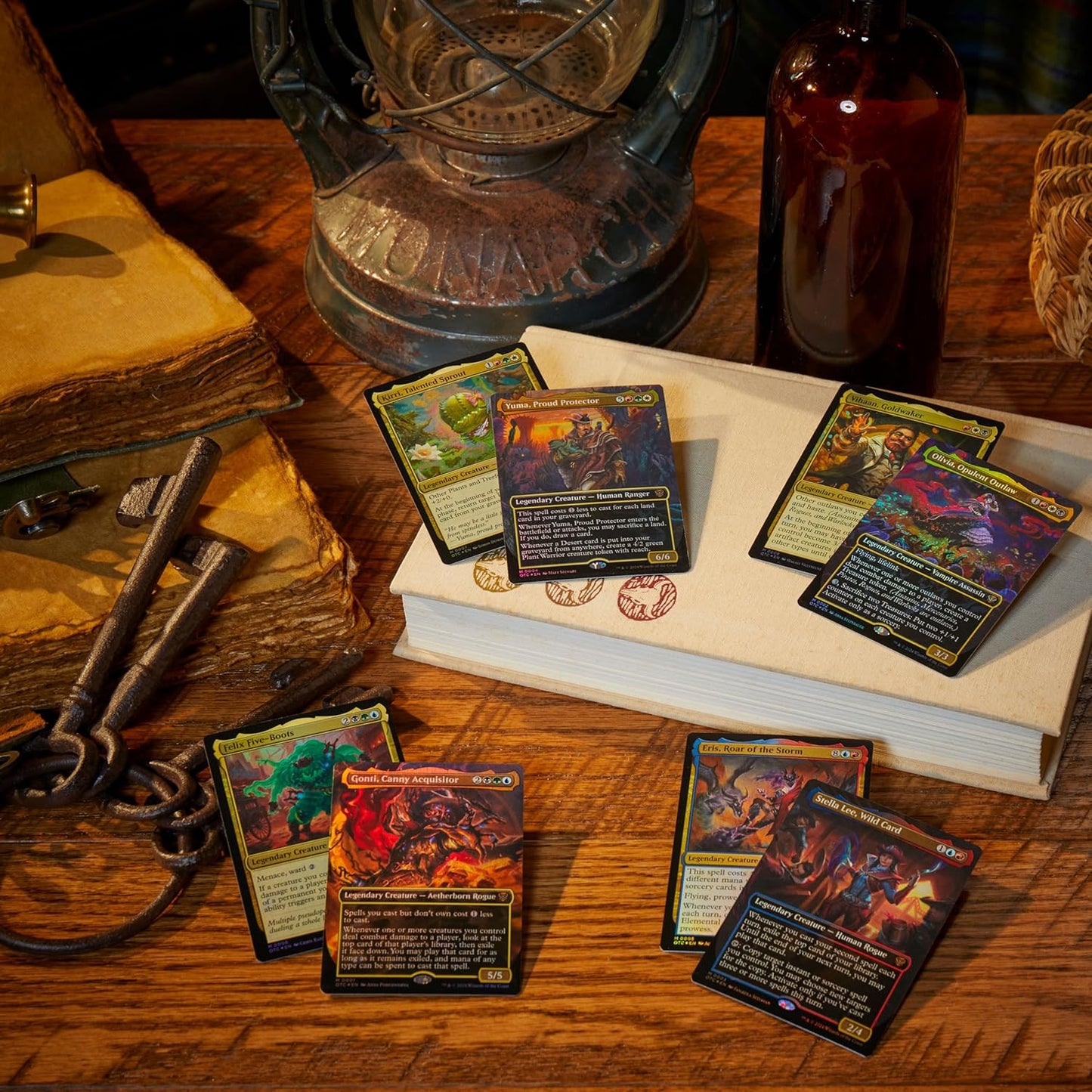 Magic: The Gathering TCG: Outlaws of Thunder Junction Commander Deck Bundle (All 4 Decks)