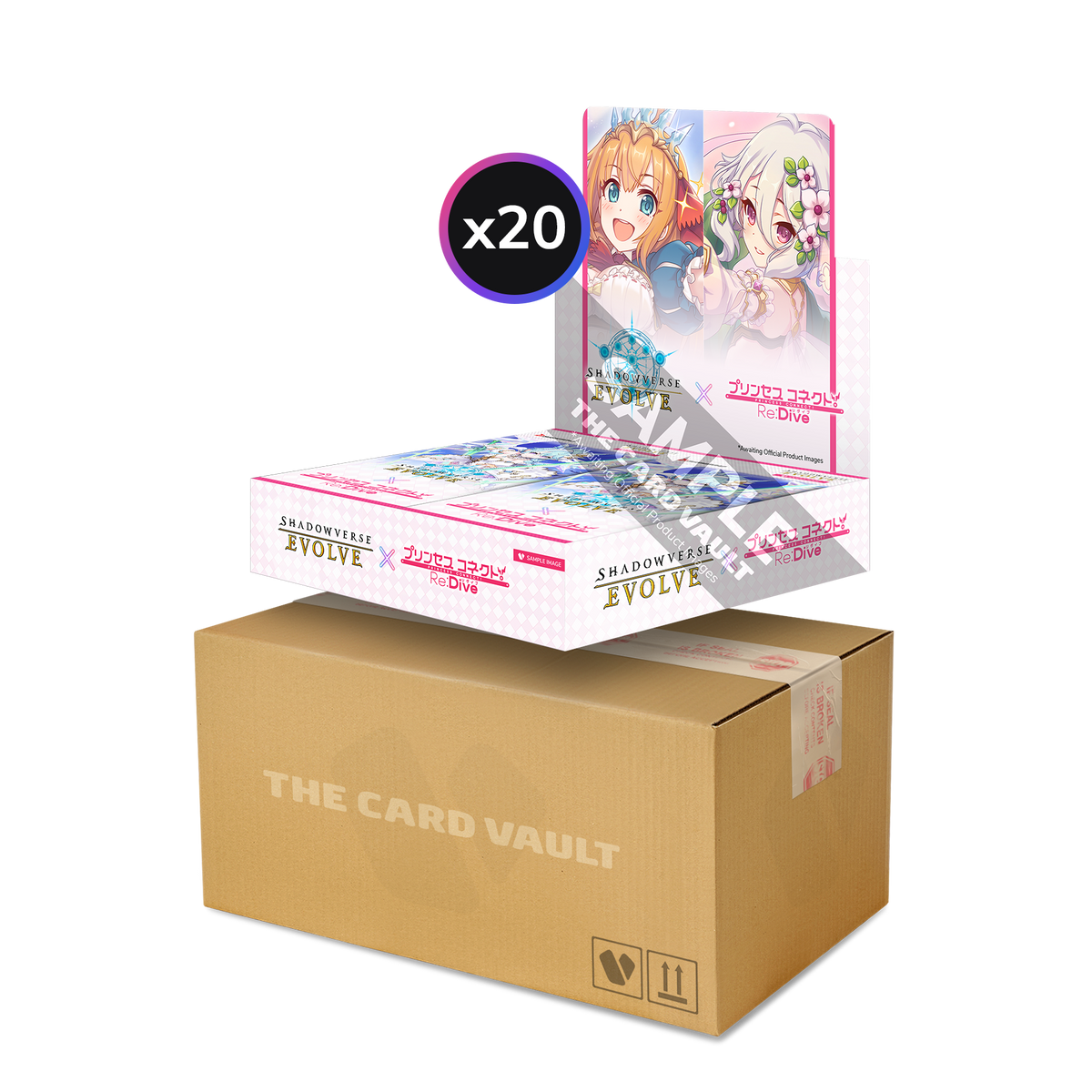 Shadowverse: Evolve - Crossover - Princess Connect! Re: Dive - Display Case (20X Booster Boxes)