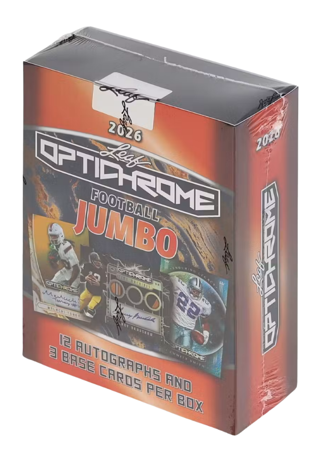 2026 Leaf Optichrome Football Hobby Jumbo Box