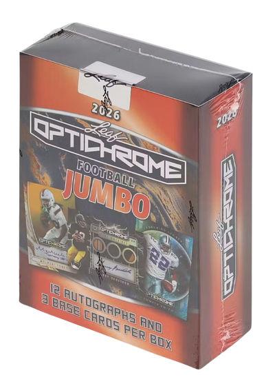 2026 Leaf Optichrome Football Hobby Jumbo Box