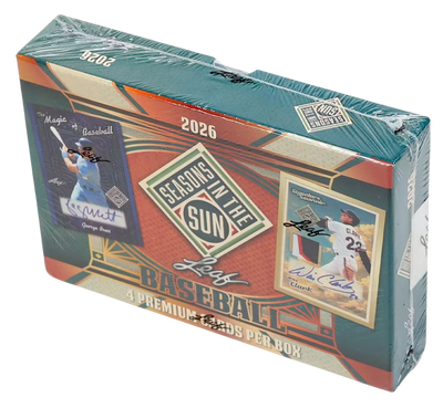 2026 Leaf Seasons In The Sun Baseball Hobby Box