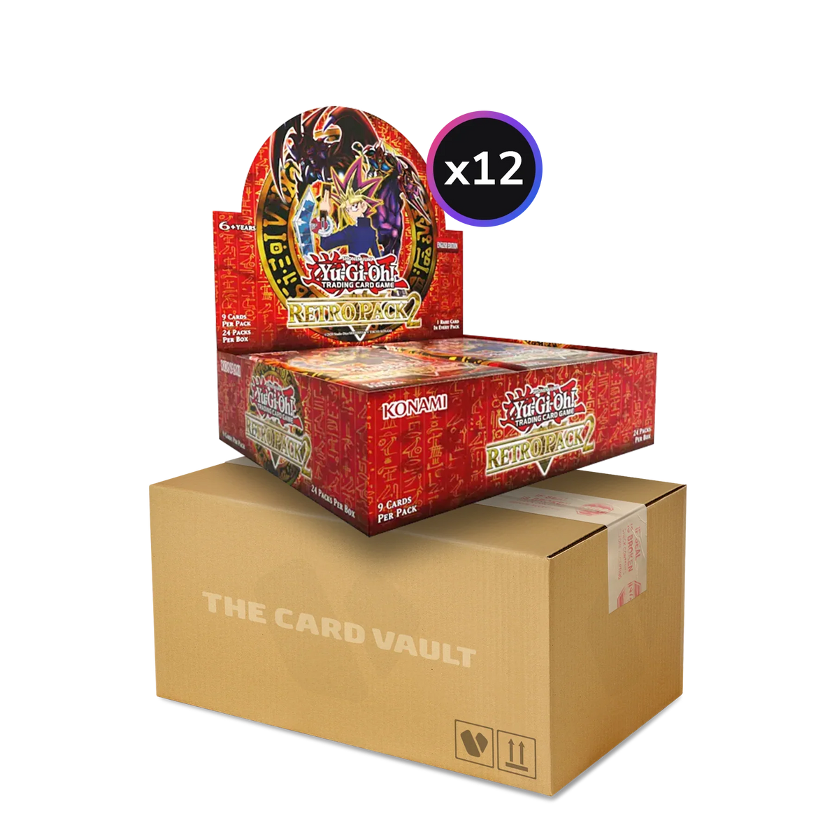 Yu-Gi-Oh! - Retro Pack 2 - Display Case (12X Booster Boxes) (Reprint Edition)