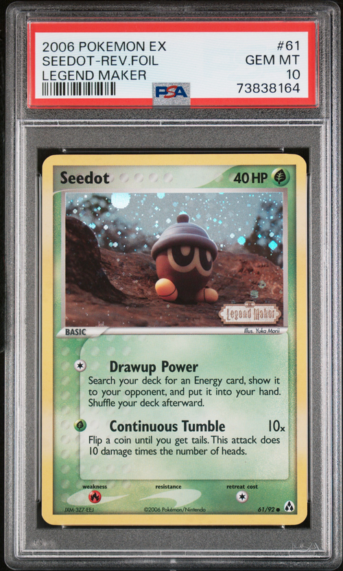 PSA 10 Seedot-Rev.Foil Legend Maker