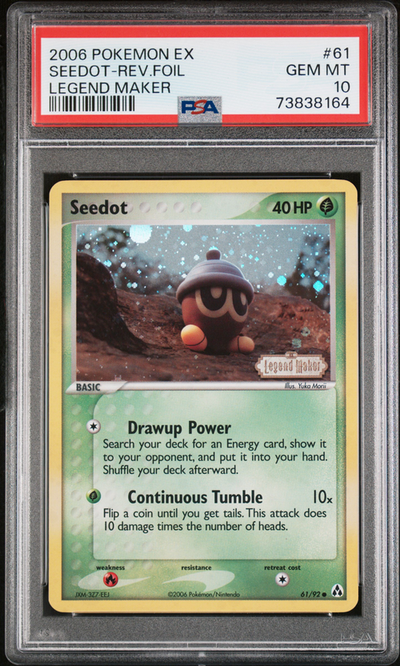 PSA 10 Seedot-Rev.Foil Legend Maker