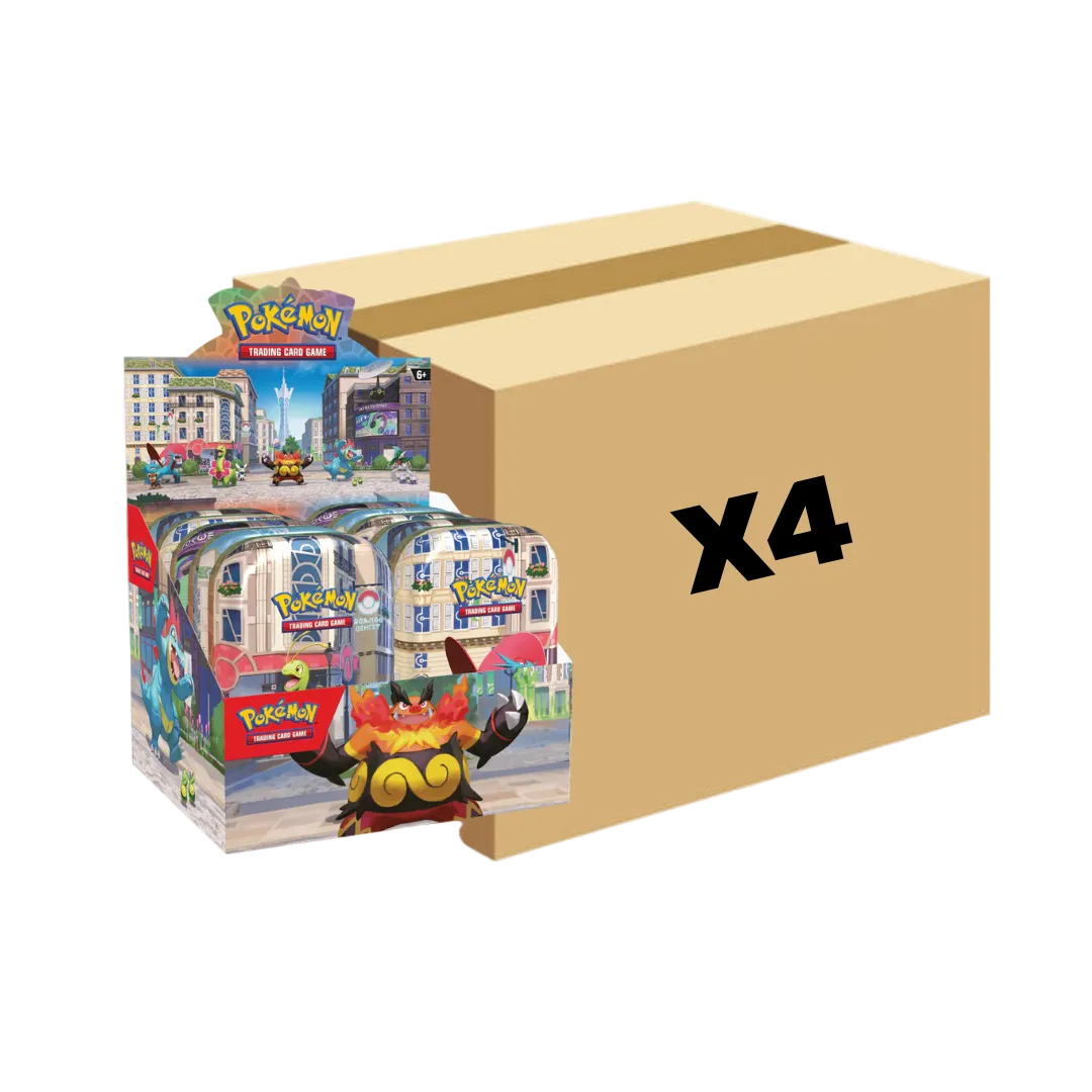 Sealed Case Lumiose City Mini Tins Display *No Label