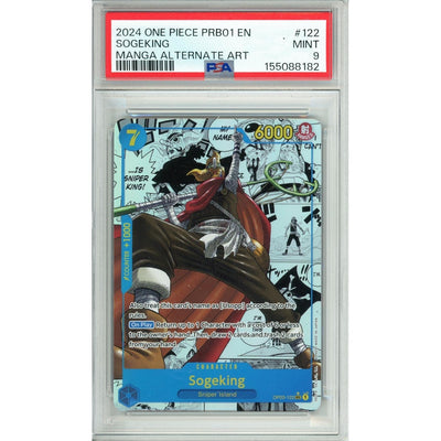 One Piece Graded: Sogeking Prb01 Manga Alternate Art PSA 9