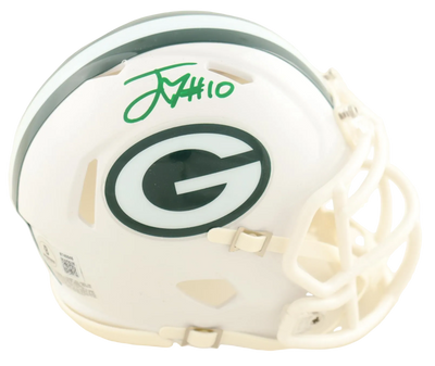 Jordan Love Autographed Signed Riddell Mini Helmet (Beckett)