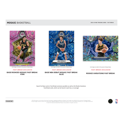2023/24 Panini Mosaic Basketball Fast Break Box
