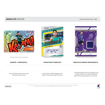 2025 Panini Absolute K League Soccer Hobby Box