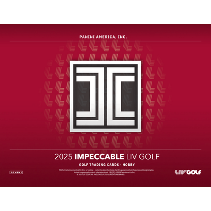 2025 Panini Impeccable LIV Golf Hobby 3 Box Case