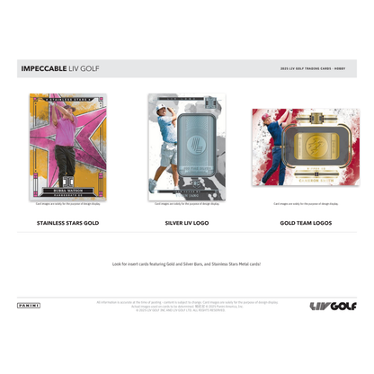 2025 Panini Impeccable LIV Golf Hobby Box