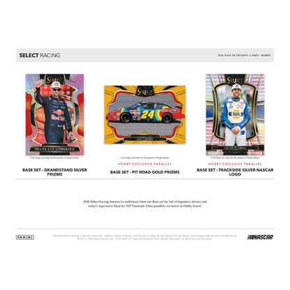 2026 Panini Select Racing Hobby Box
