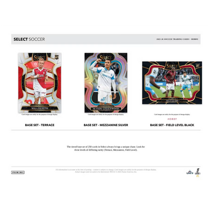 2025/26 Panini Select Ligue 1 Soccer H2 12 Box Case