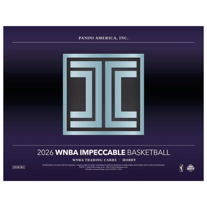 2026 Panini Impeccable WNBA Basketball Hobby 3 Box Case