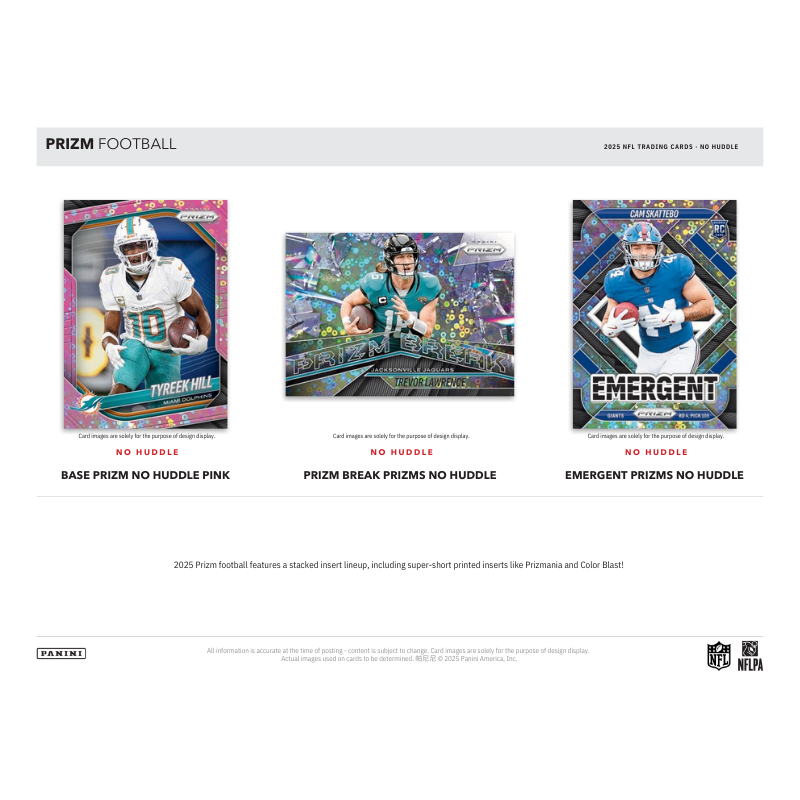 2025 Panini Prizm Football No Huddle Box