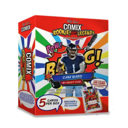 2025 Wild Card Comix Rookies and Legend Football Hobby Box