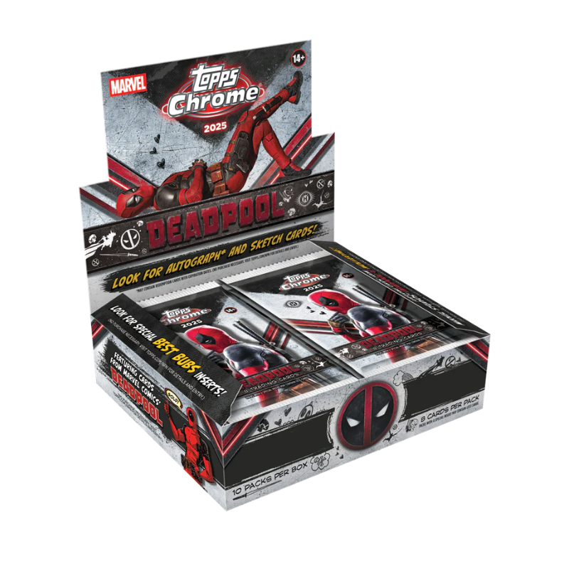 2025 Topps Chrome Deadpool Hobby Box